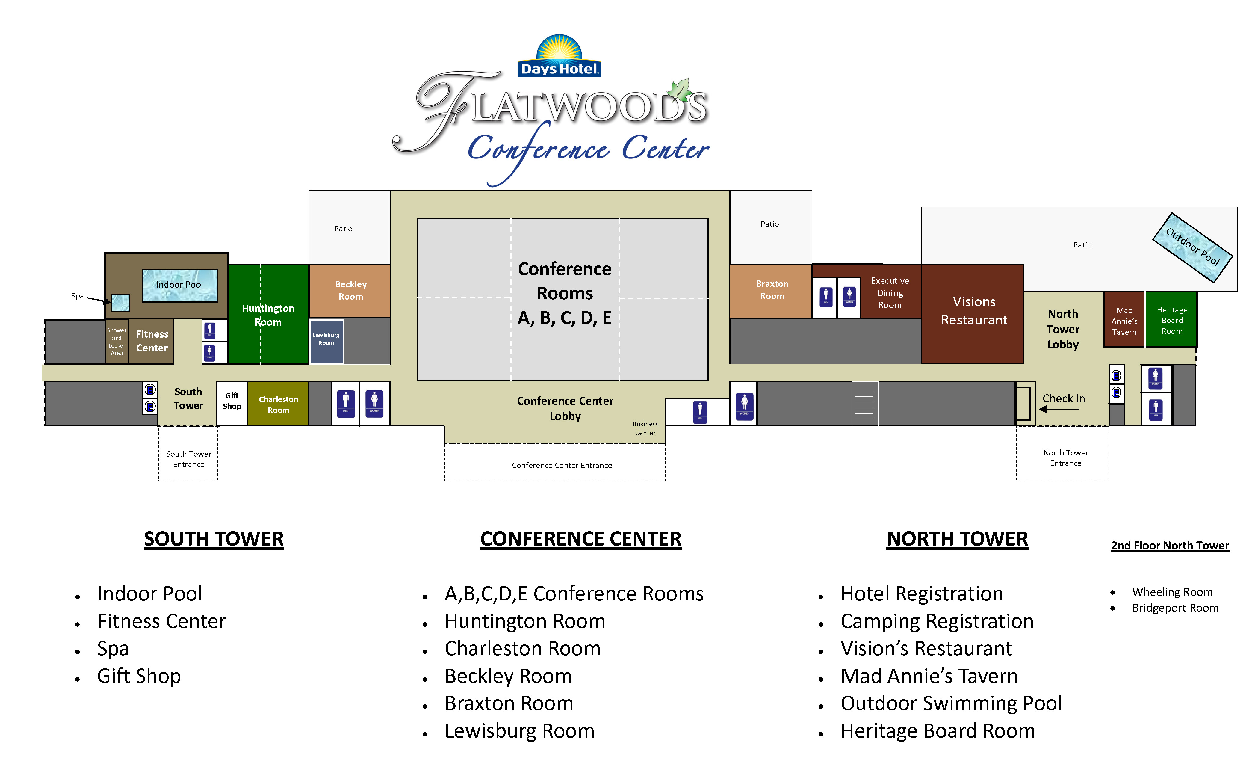Flatwoods Conference Center Floor Plan